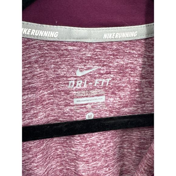 Just in 💫| Nike Red Zip Up Thumb Hole Sweatshirt sz M - Picture 6 of 11